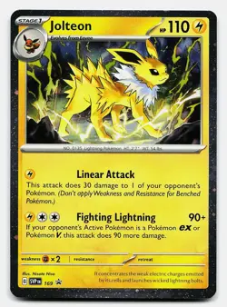 JOLTEON (COSMOS HOLO) SCARLET & VIOLET PROMO 169 NM RARE POKEMON - Image 2