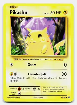 PIKACHU EVOLUTIONS 35/108 NM COMMON POKEMON - Image 2