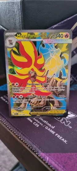 Pokemon TCG Mega Pyroar Ex Full Art 099/086 NM English Chaos Rising - Image 1