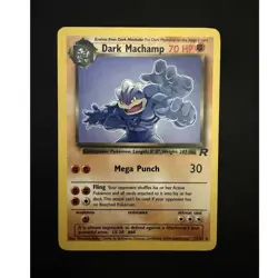 Pokemon Dark Machamp Team Rocket 27/82 Rare Unlimited Edition MP - Image 1