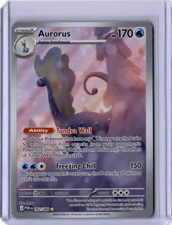 Aurorus 092/088 Holo Illustration Rare Perfect Order Pokemon Near Mint - Image 1