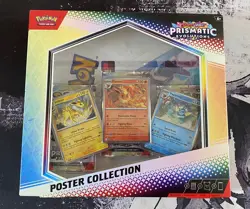 Pokemon Prismatic Evolutions Poster Collection Box Sealed New - Image 1