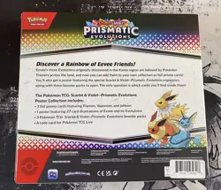 Pokemon Prismatic Evolutions Poster Collection Box Sealed New - Image 2