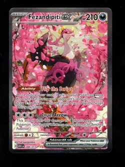 2026 POKEMON ASCENDED HEROES FEZANDIPITI EX SPECIAL ILLUSTRATION RARE 288/217 2A - Image 1
