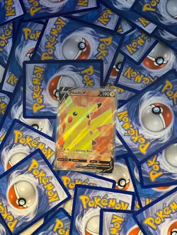 Pokemon TCG Pikachu V Sword & Shield: Brilliant Stars 157/172 Holo Ultra Rare - Image 1