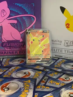 Pokemon TCG Pikachu V Sword & Shield: Brilliant Stars 157/172 Holo Ultra Rare - Image 4