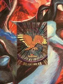 HOLO Foil Fearow #22 Topps Pokemon TV Animation Edition Black Label - Image 1