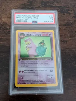 Pokemon TCG Dark Slowbro 12/82 PSA 7 - Image 1