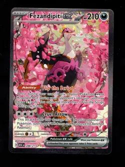 2026 POKEMON ASCENDED HEROES FEZANDIPITI EX SPECIAL ILLUSTRATION RARE 288/217 1A - Image 1