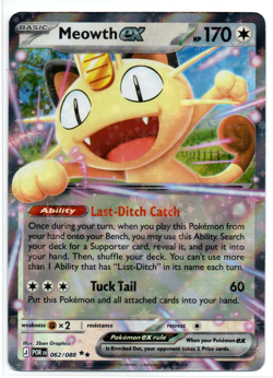 Me03: Perfect Order Pokemon TCG Meowth - Image 1