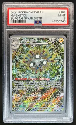 2023-25 Pokemon SV Black Star Promos Magneton #159 PSA 9 - Image 1