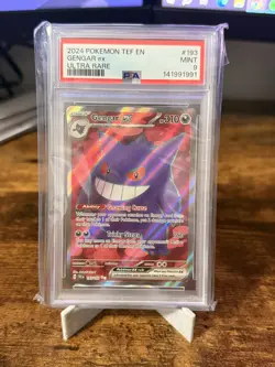 2024 Pokemon Temporal Forces Gengar ex #193/162 PSA 9 - Image 1