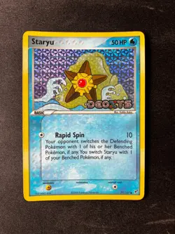 Staryu - EX Deoxys Reverse Holo Stamped 77/107 - Pokemon - NM - Image 1