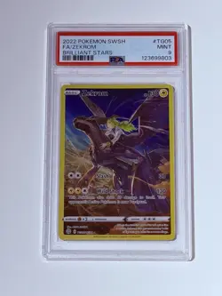 Pokemon TCG - Zekrom #TG05 - Brilliant Stars - PSA 9 - MINT - Image 1