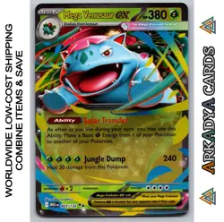 Mega Venusaur EX - 003/132 - Mega Evolution Base set - 2025 Pokemon - NM - Image 1