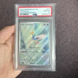 PSA 10 Cresselia 071/064 Shrouded Fable Illustration Rare 2024 POKEMON - Image 1