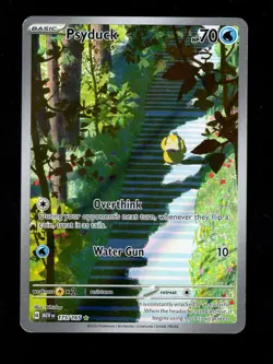 2023 POKEMON MEW EN PSYDUCK ILLUSTRATION RARE 175/165 - Image 1