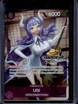 2025 One Piece Event Pack Vol 6 Ulti Championship Event Stamp Promo #P-077 - Image 1