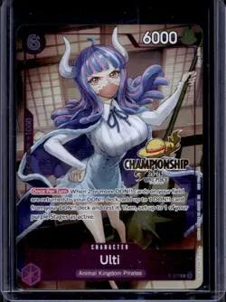 2025 One Piece Event Pack Vol 6 Ulti Championship Event Stamp Promo #P-077 - Image 1