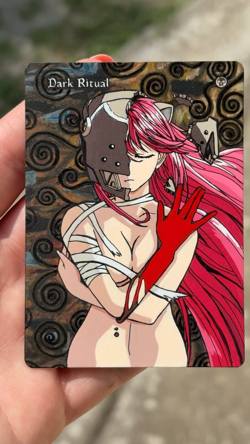 Handpainted Dark Ritual card - Image 2