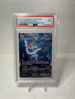 Vaporeon VMAX SWSH182 SWSH: Sword & Shield Promo Cards Holo - Image 1
