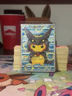 Poncho Pikachu STAR HOLO - Full Set (6) Custom Cards - Image 4