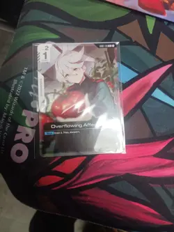 Overflowing Affection (Newtype Challenge 2025 Mission 1) - Gundam Promo Card - Image 1