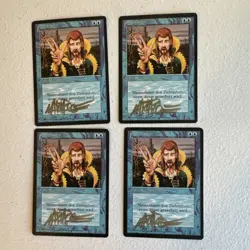 Counterspell MtG 4th Edition German FBB MTG -NM- Magic: The Gathering x4 Signed - Image 1