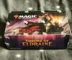 MTG Throne of Eldraine Booster Box (36 Booster Packs) Factory Sealed - English - Image 1