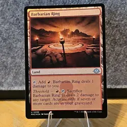 MTG Barbarian Ring Modern Horizons 3 Foil Uncommon #299 NM Fresh Pull No Play - Image 1