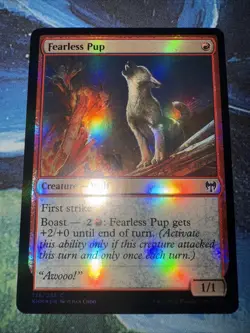 Fearless Pup Kaldheim Foil - Image 1