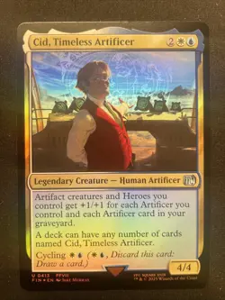 Cid, Timeless Artificer (0413) Final Fantasy Foil - Image 1