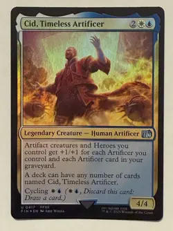 Cid, Timeless Artificer Foil 417 - Final Fantasy MTG - Image 1