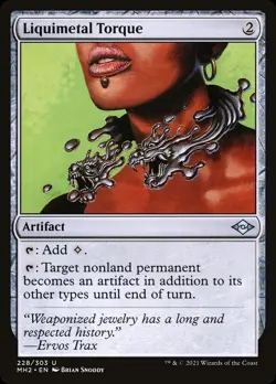 MTG Liquimetal Torque Modern Horizons 2 428 Regular Uncommon - Image 1
