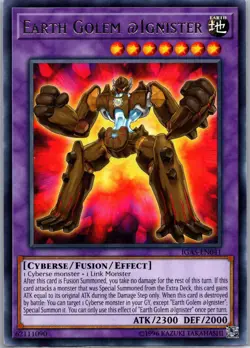 Earth Golem @Ignister IGAS-EN041 Rare Unlimited NM - Image 1