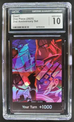 2025 ONE PIECE DON!! 2ND ANNIVERSARY SET CGC 10 G PT - Image 1