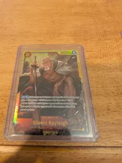 Silvers Rayleigh OP08-118 Two Legends Secret Rare Foil Holo One Piece - Image 1