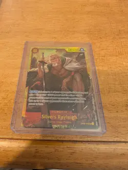 Silvers Rayleigh OP08-118 Two Legends Secret Rare Foil Holo One Piece - Image 3