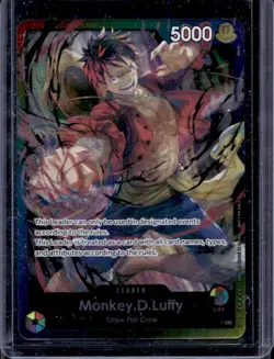 One Piece Monkey.D.Luffy Release Event Leader Rainbow Promo #P - Image 1