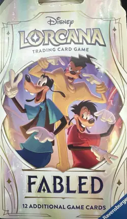 Disney Lorcana Fabled Booster Pack Ravensburger 2025 12 Cards - Image 1
