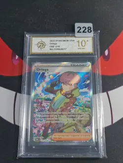 Ortega - 219/197 - Pokemon Obsidian Flames Full Art Ultra Rare Card-P gold 10 - Image 1
