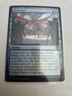 mtg, Flow State -Secrets of Strixhaven Foil NM - Image 3