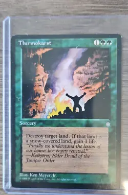 Thermokarst Ice Age Regular, Magic the Gathering, MTG - Image 1