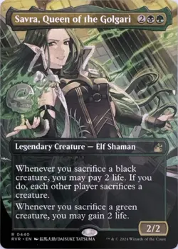 Savra, Queen of the Golgari (#440) - Ravnica Remastered - MTG - NM - Image 1