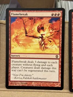 4x Flamebreak Darksteel MTG Magic LP - Image 3
