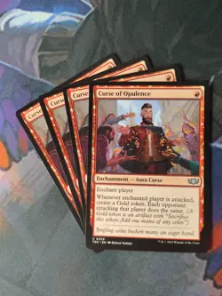 Curse of Opulence x 4 | 7% Off 2+ | Dragonstorm | NM | MTG - Image 1