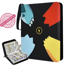 9-Pocket 900-Card PU Leather Binder Album – TCG, MTG, Sports & Game Card Storage - Image 1