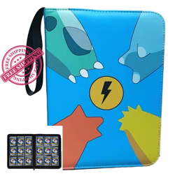 9-Pocket 900-Card PU Leather Binder Album – TCG, MTG, Sports & Game Card Storage - Image 1