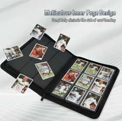 9-Pocket 900-Card PU Leather Binder Album – TCG, MTG, Sports & Game Card Storage - Image 4