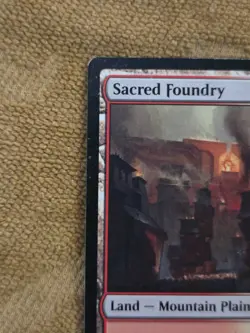 MTG Magic the Gathering Sacred Foundry (254/291) Guilds of Ravnica LP - Image 5
